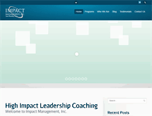 Tablet Screenshot of impactmanagementusa.com